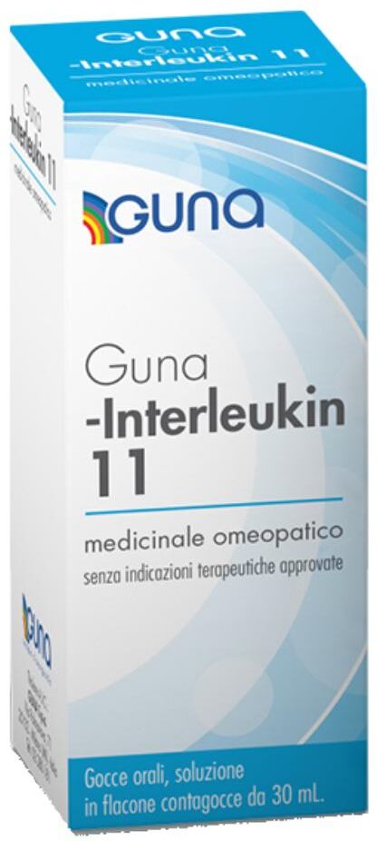 GUNA SpA Guna-Interleukin 11 Gocce 30ml - Medicinale Omeopatico Senza Indicazioni Terapeutiche Approvate
