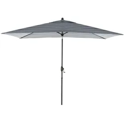 Doppler Marktschirm myZone AutoTilt 300 x 200 cm Aluminium Anthrazit / Silber