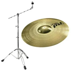 Paiste PST3 14 Crash Becken mit Beckenständer (14", Becken), Becken