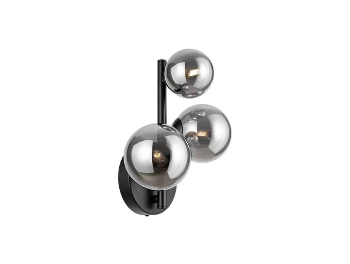Mini Wandlampe „Dallas“ 3-Flammig Grey/Schwarz Maytoni