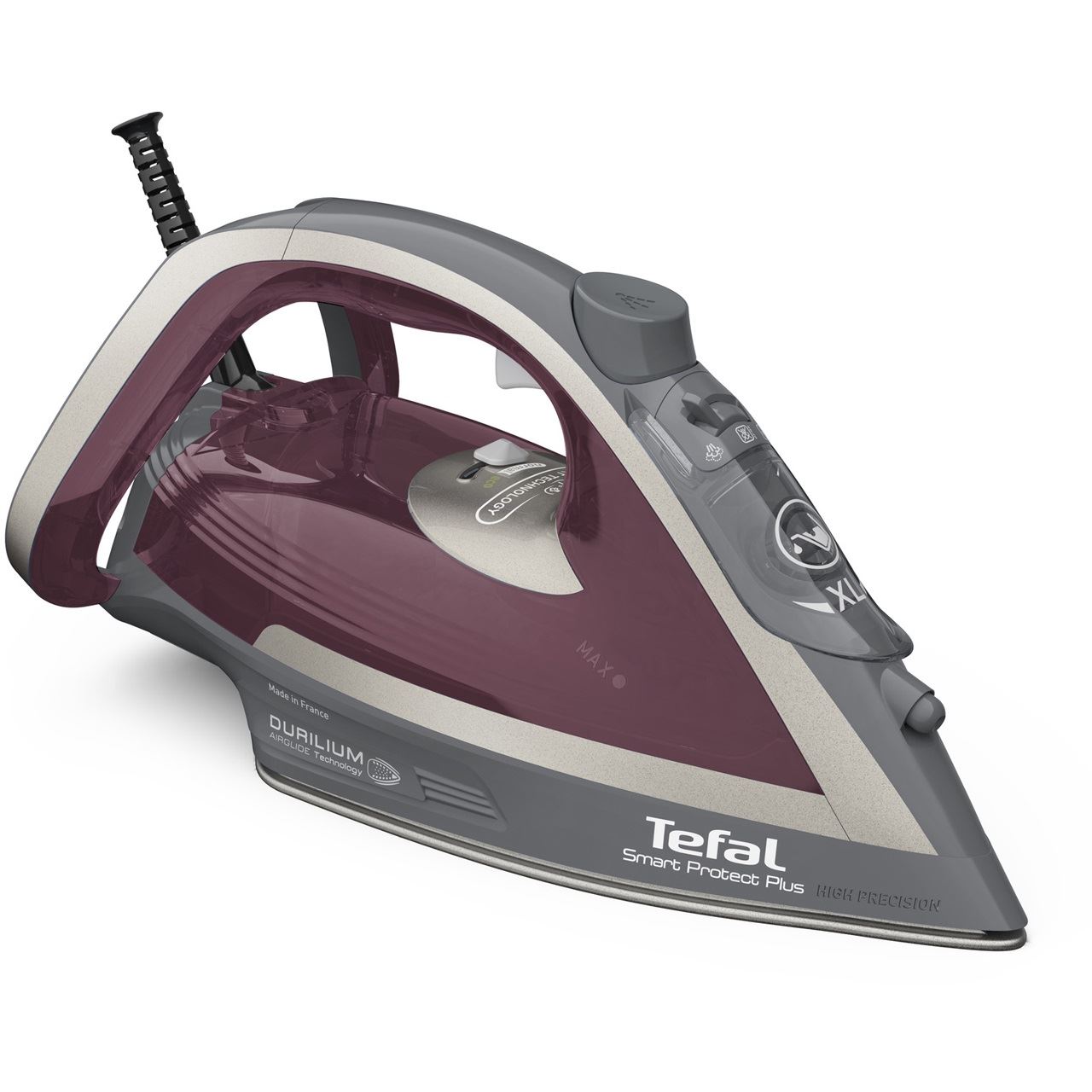 Tefal Smart Protect Plus FV 6870 (grau/dunkelrot)