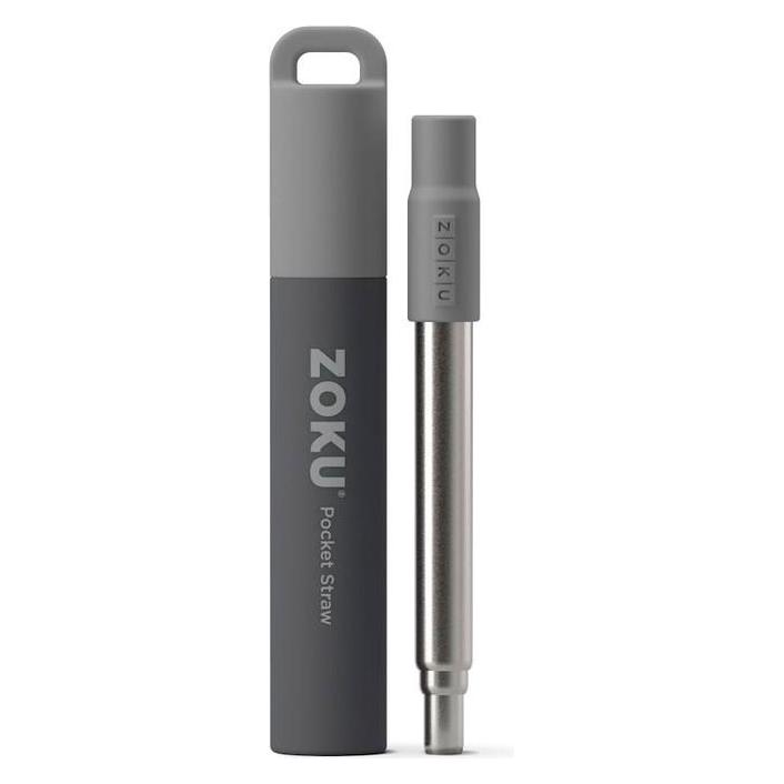 ZOKU Taschentrinkhalm Charcoal (35897028)
