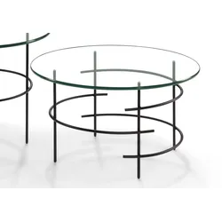 Couchtisch 8511SK-60RD (DH 60x36 cm) - DH 60x36 cm