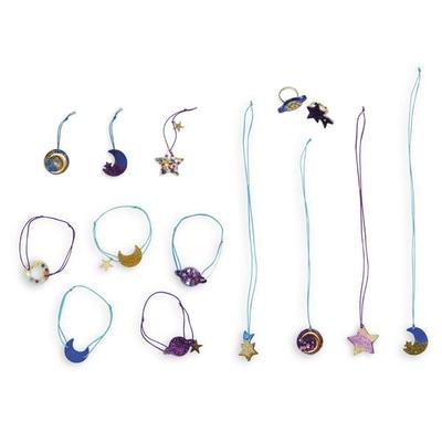 Galaktischer Harzschmuck zum Selbermachen (14 Schmuckstücke)