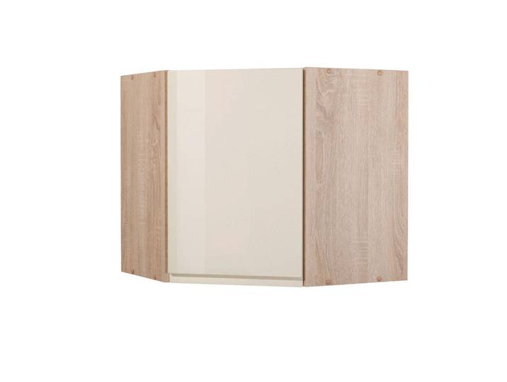 Held Eckoberschrank, Creme, Holzwerkstoff, 60x57x60 cm, hängend, Küchen, Küchenmöbel, Küchenschränke, Eckschränke Küche
