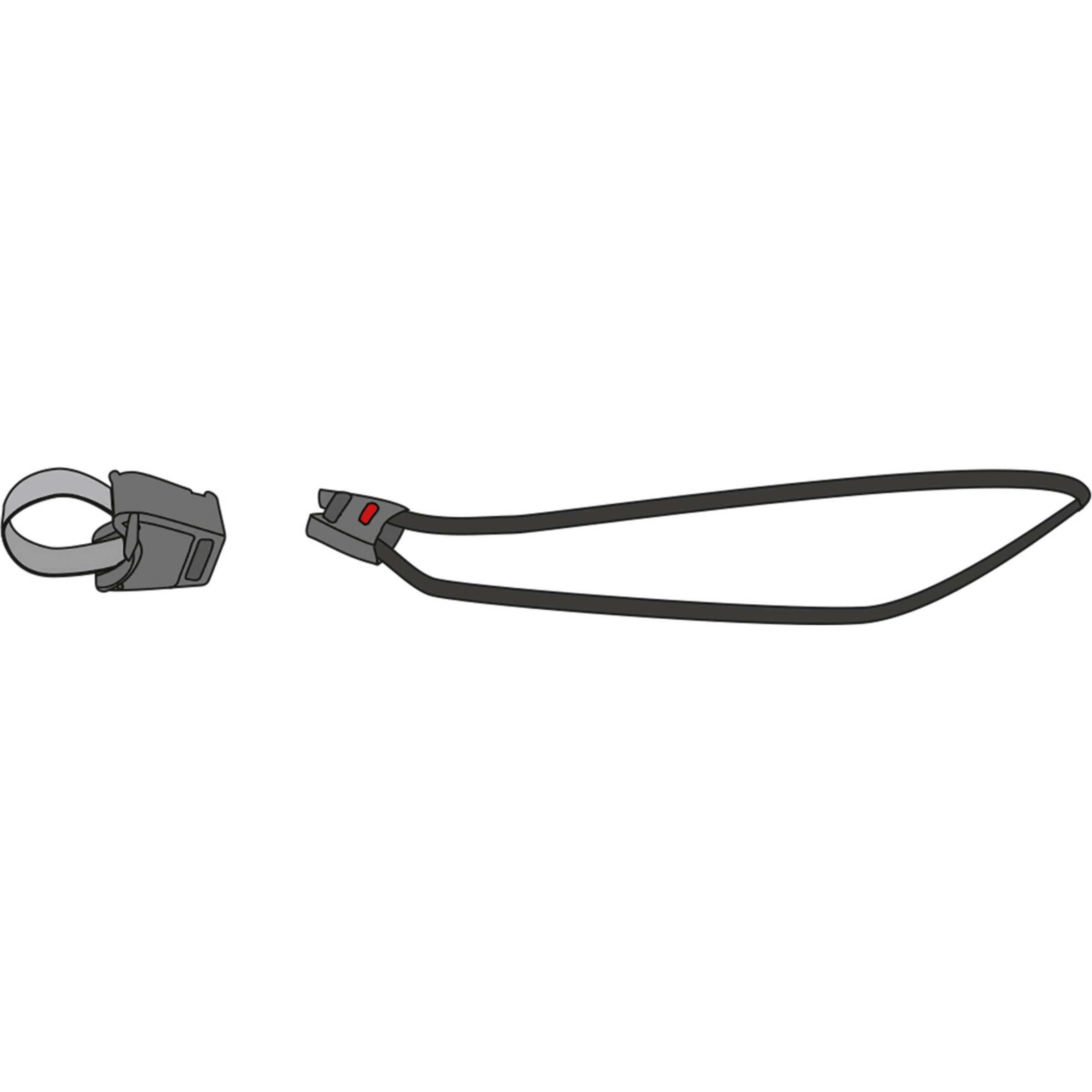 Vaude Klick-Fix Halterung für Off Road S Fahrradtaschen schwarz