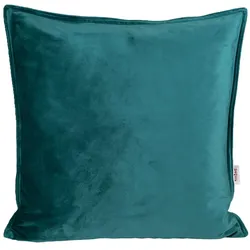 KISSENHÜLLE Samt&Sonders petrol 40/40 cm