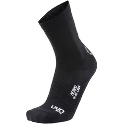 UYN Cycling Merinowolle Fahrradsocken Damen black/white 39-40