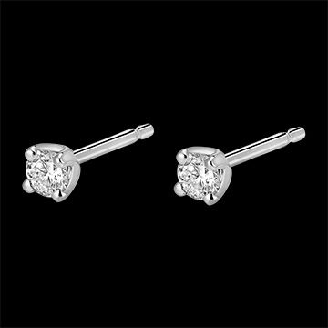 Edenly Diamantohrstecker in Weissgold
