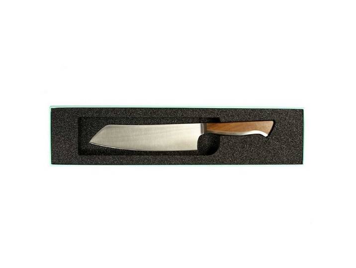 Güde Messer Solingen Santokumesser Caminada, 18 cm - CVM-Messerstahl - Griffschalen Walnussholz
