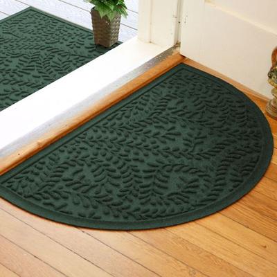 Bungalow Dba Matterly Boxwood Slice Mat 39 x 24, 39 x 24, Dark Green