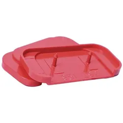 GFS, Zubehör Türbeschlag, Ersatzoberplatte Typ K Ersatzteil für Haube Typ K 1 Macrolon-Kunststoff rot