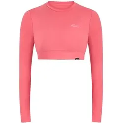 SMILODOX Crop Longsleeve Thalina, Größe S in Pink Pink