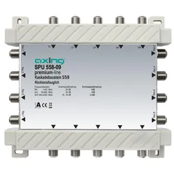 Axing SPU558-09 Multischalter-Kaskadenbaustein, 5 Ein-/Ausgänge, 8 Teilnehmer, 20dB SPU55809 SPU 558-09