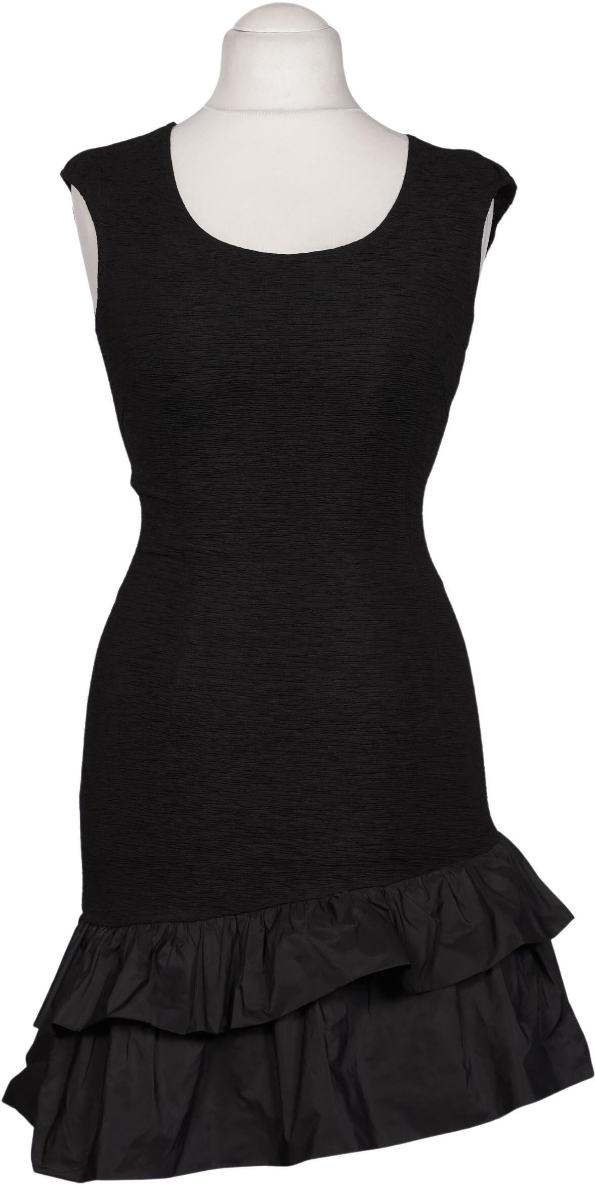 weise Damen Kleid, Schwarz, Gr. L, Synthetik - Second Hand