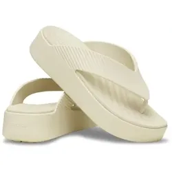 Crocs Getaway Groove Platform Flip Elfenbein US W9 (EU 39-40) Damen
