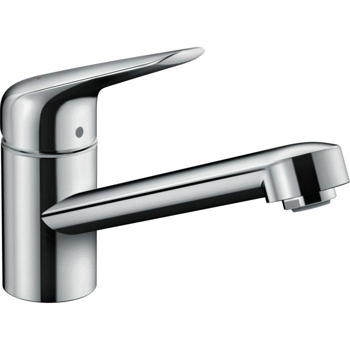 hansgrohe Focus M42 Küchenarmatur 100 1jet 71808000 schwenkbarer Auslauf 360°, chrom