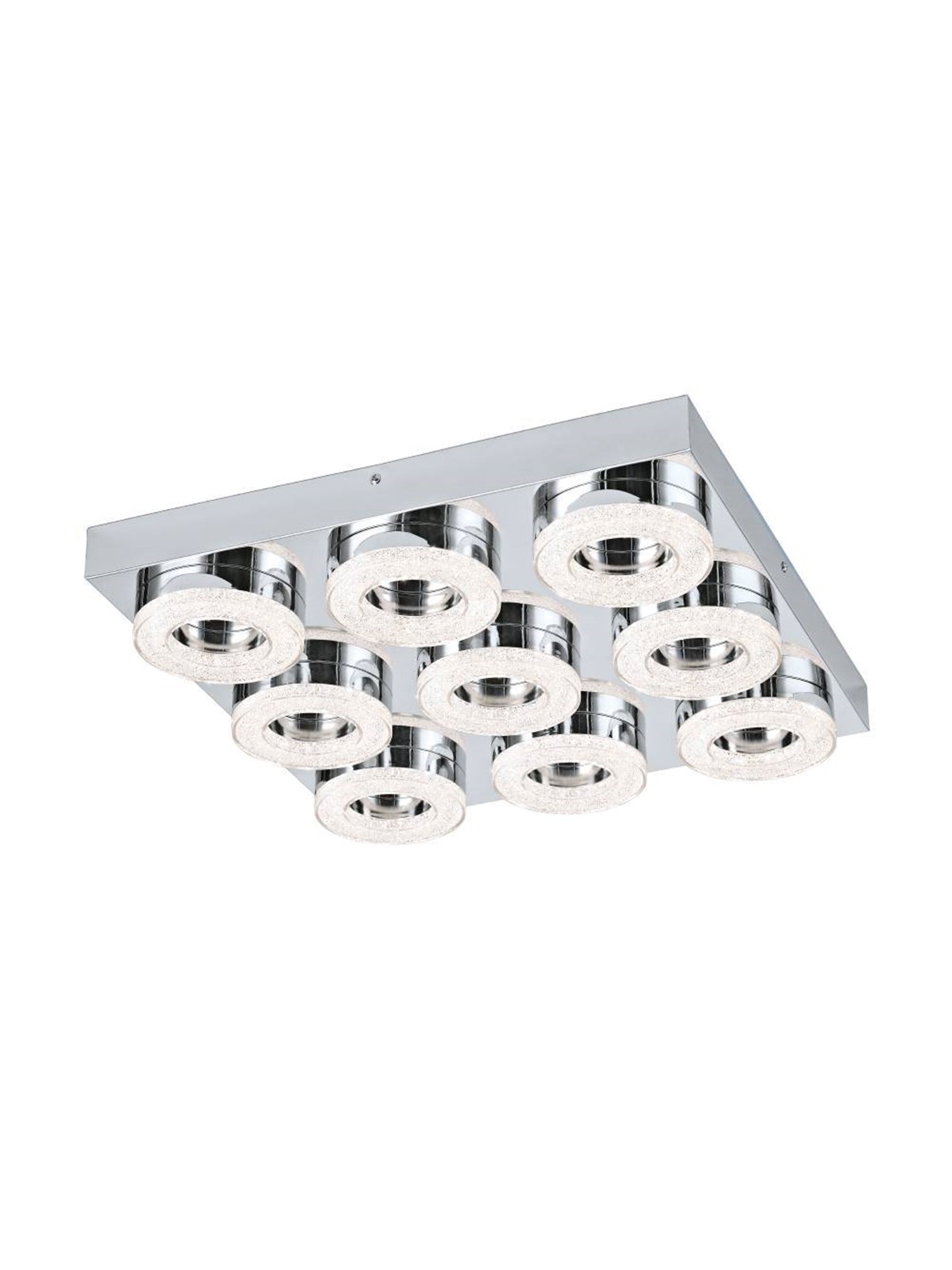 EGLO FRADELO DECKENLEUCHTE 9X400LM RUND CHROM