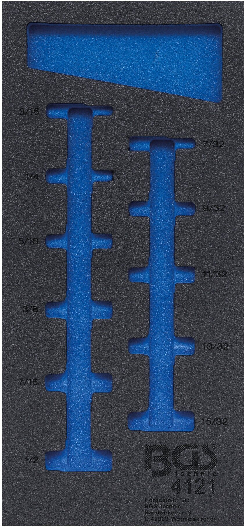 BGS Werkstattwageneinlage 1/3 4121-1, leer, für Art. 4121 ; BGS technic)