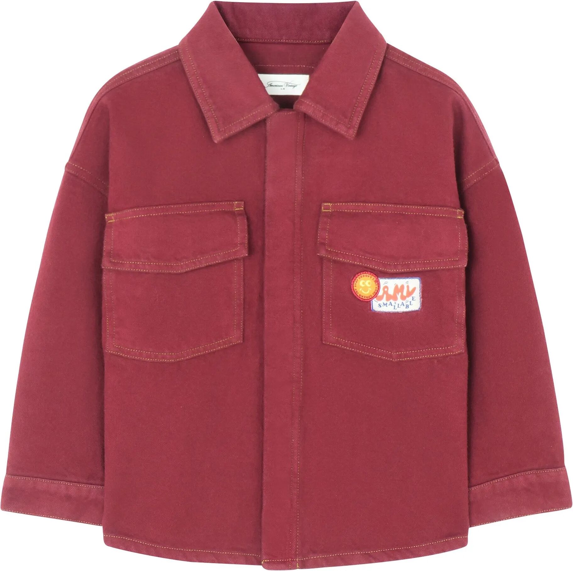 American Vintage Collaboration American Vintage X Smallable - Veste Denim Spywood Pourpre 3/4 ans
