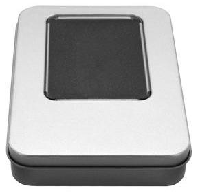 MediaRange BOX902 Aluminium USB-stick opbergbox in zilver