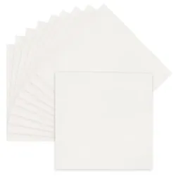 buttinette Keilrahmen-Set "Quadrat", 10er-Pack, in verschiedenen Größen