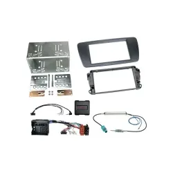 ACV Radioblende 2-ISO mit Radioanschlusskit Lenkradfernbedienung Seat 621328-...