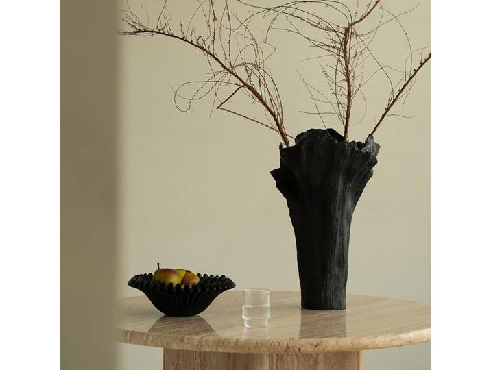 Runjia ameublement Wabi Sansan vent Vase lumière luxe Premium Vase ornement rétro résine fleur Arrangement salon Flowe