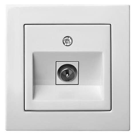 Liregus Underplaster TV Rosette Unfr White (33039733)