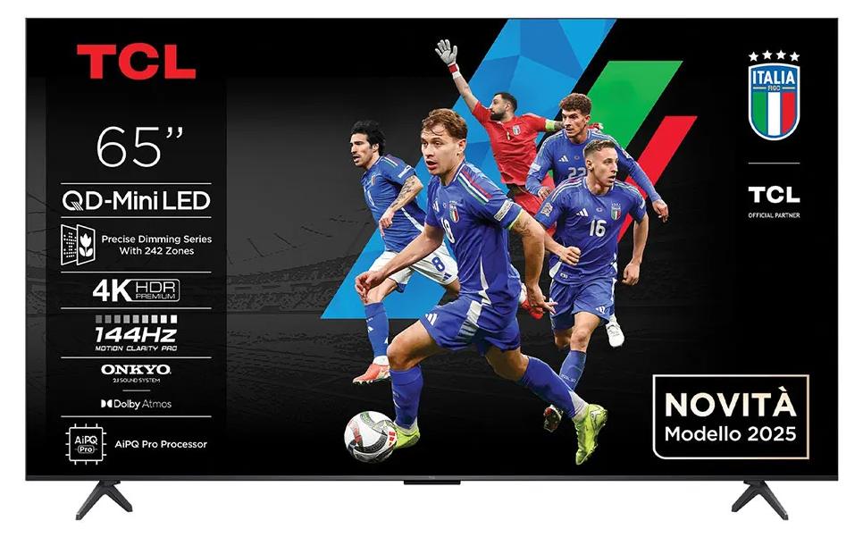 TCL 65C69K, 165,1 cm (65"), 3840 x 2160 Pixel, QLED, Smart-TV, WLAN, Metallisch