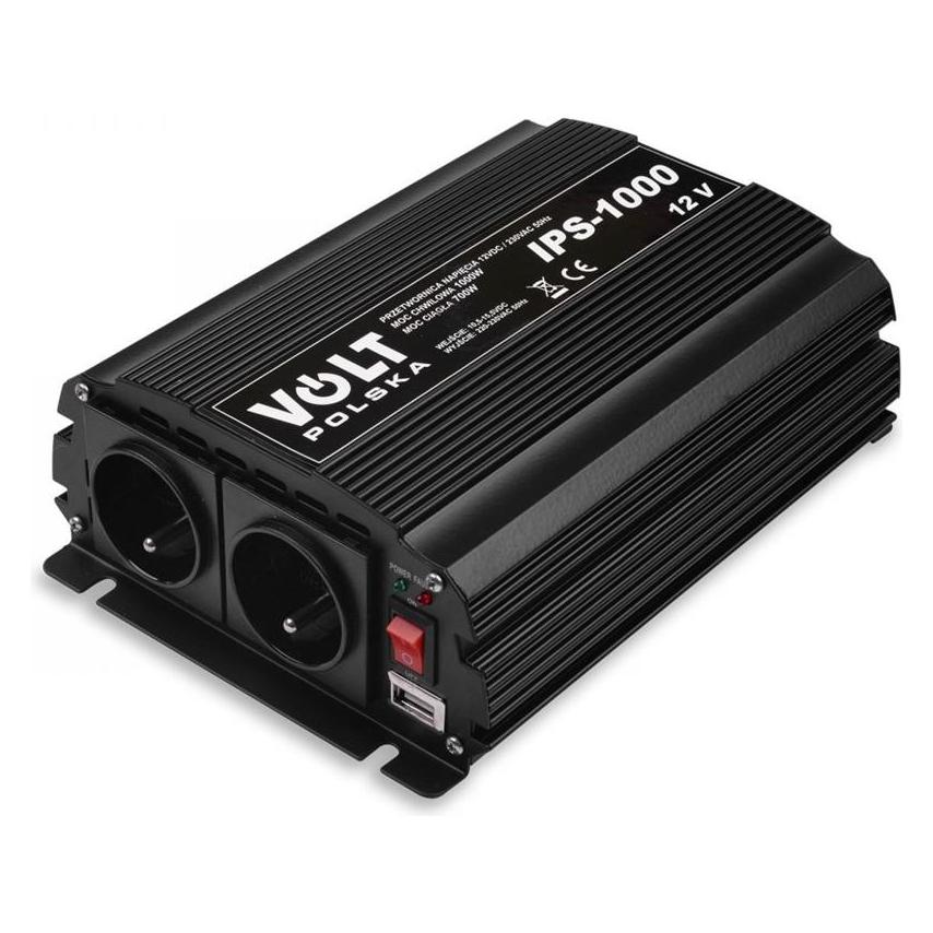 CalExotics Przetwornica Volt VOLT Przetwornica napięcia IPS 1000 12/230V (750/1000W) (3IPS100012)