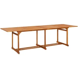 vidaXL Garten-Esstisch 280x90x75 cm Massivholz Akazie