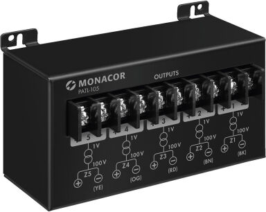 MONACOR PATL-105 100V Übertrager, 5-fach 100V Übertrager,