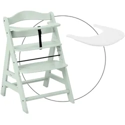 Hauck Bundle Hochstuhl Alpha+ inklusive Tray, gruen