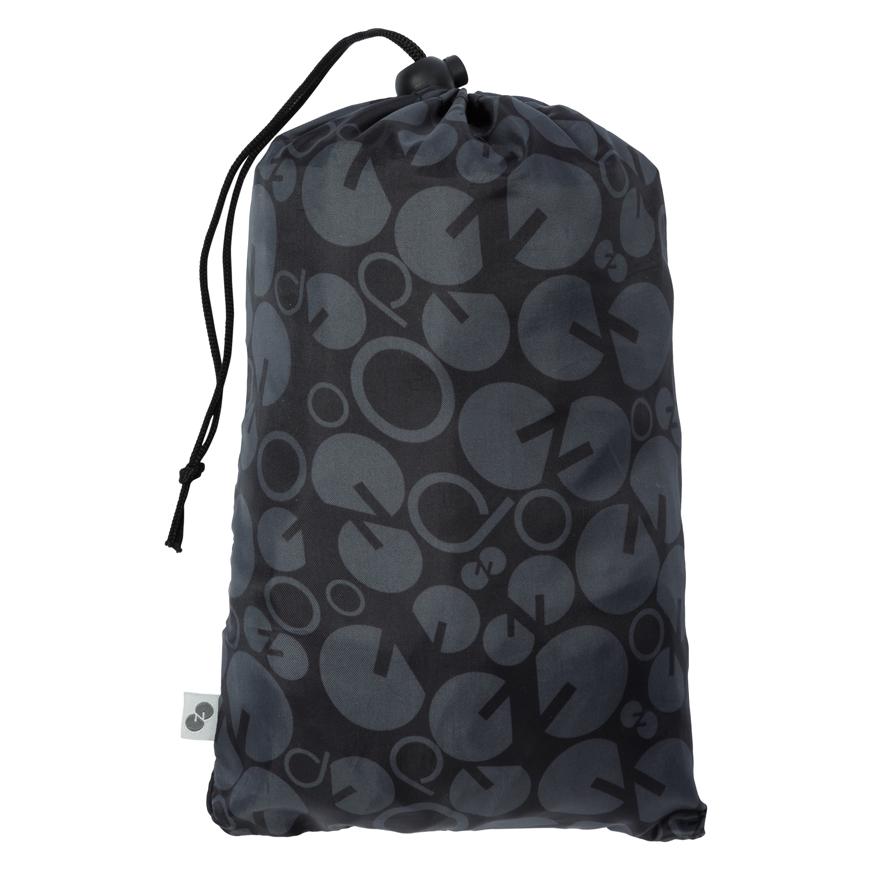 Nordbaby Universal stroller rain cover, black print (39597619)
