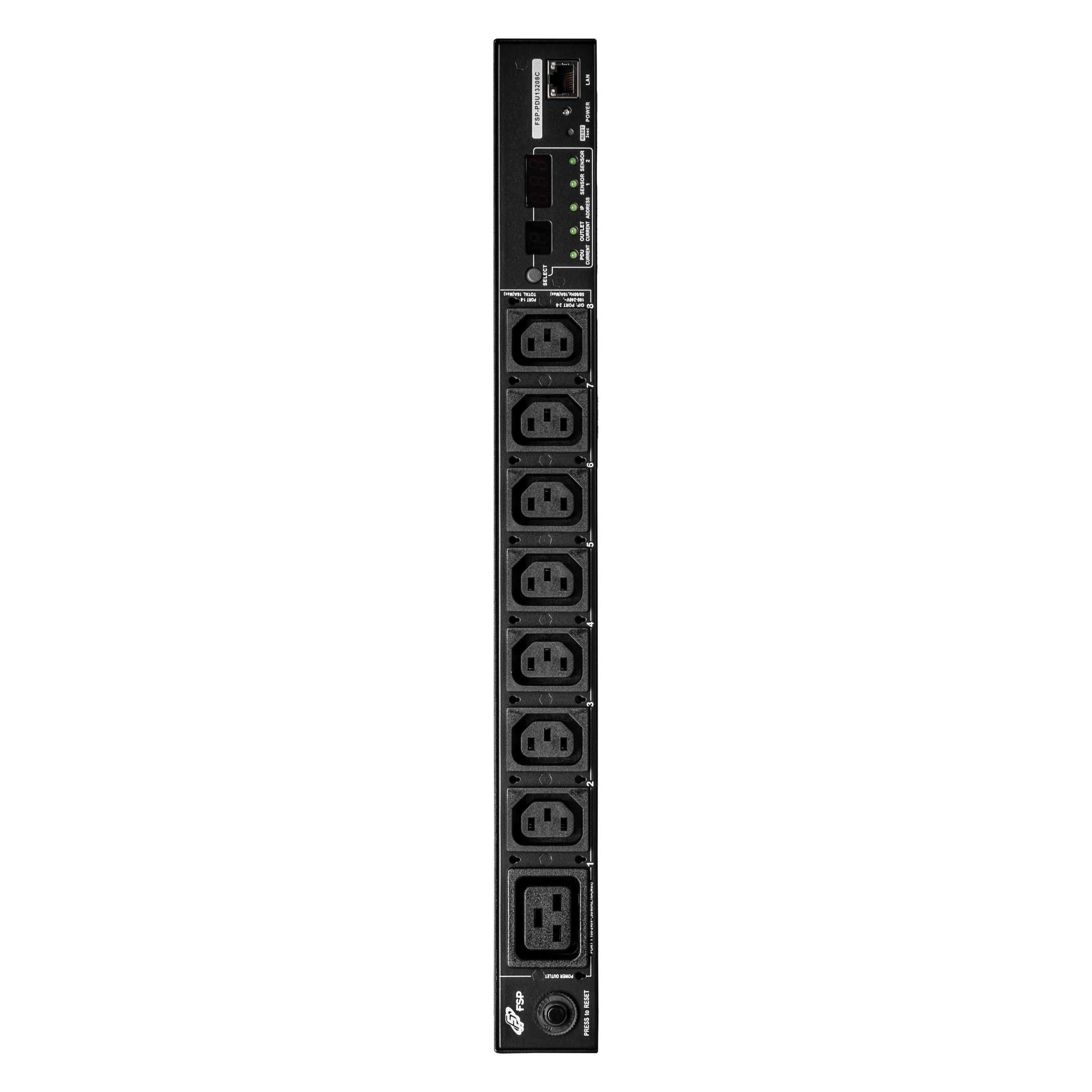 Fortron USV PDU eco PDU 1U Metered 8-Outlet (MPF0019500GP)