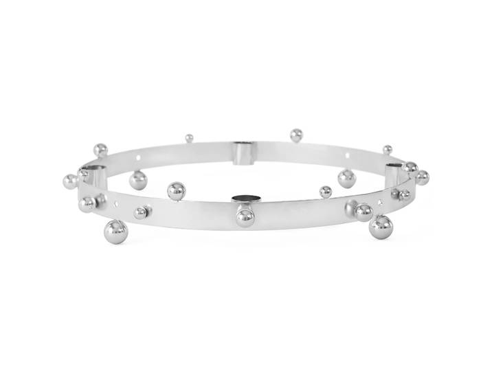 OYOY Pearl adventskandelaar Zilver