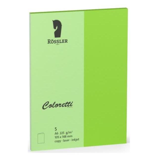 Magni Karten Coloretti A6Hd 5er hellgrün (5 Stk.) (220706522)