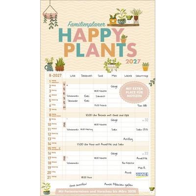 Familienplaner Happy Plants 2027