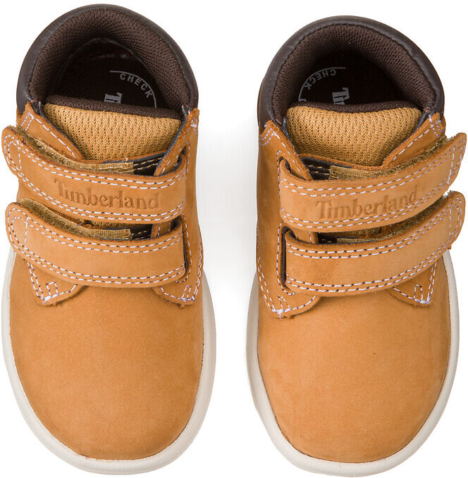 TIMBERLAND Bottines en cuir TODDLE TRACKS MID HOOK & LOOP
