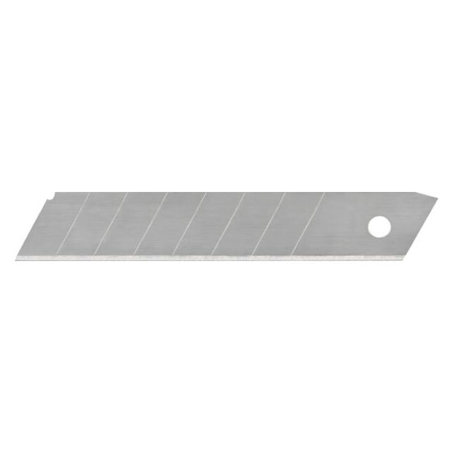 Ecobra Cutter Klingen 18 mm, Stahl, 7 Sollbruchstellen, 10 Klingen (Ersatzklinge) (770905)