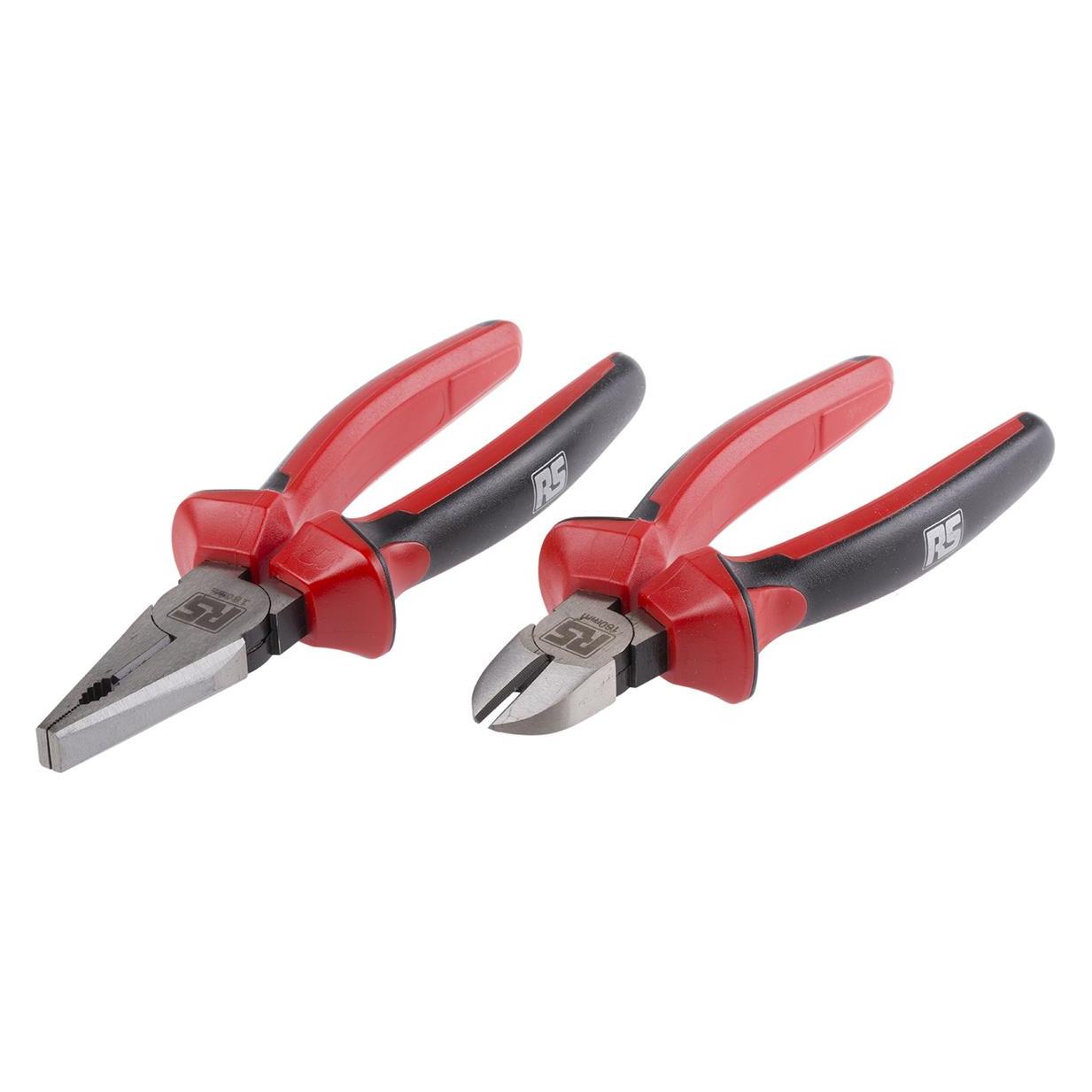 RS PRO 2 Piece Pliers Set (200 mm) (8755818)
