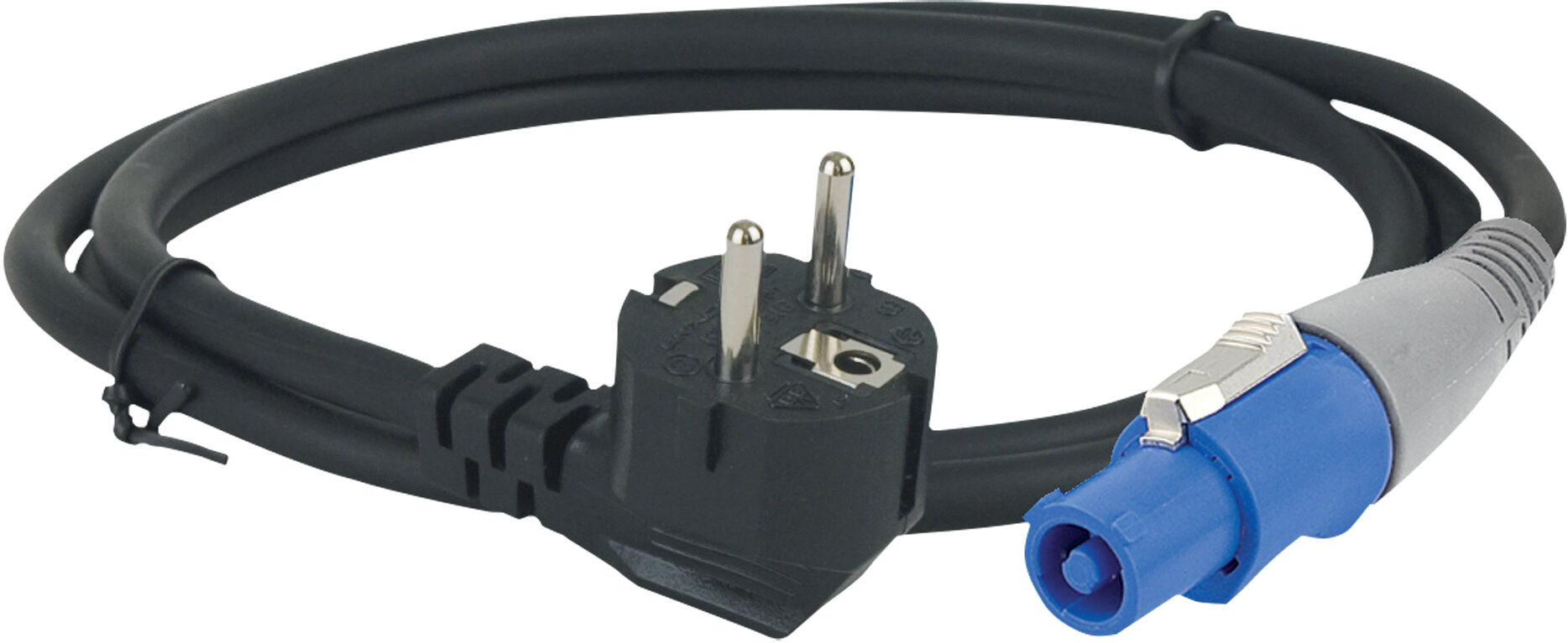 DAP Audio Stromkabel Power Pro-Stecker Auf Schuko 3x 1,5 Mm² 1,5 M