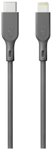 GP USB-Ladekabel USB 2.0 USB-C Stecker, Apple Lightning Stecker 1.00m Grau GPCBCL1PGYUSB221