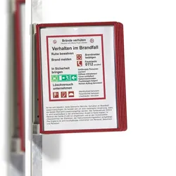 Durable Sichttafelsystem A4 rt 5tlg magnetisch VARIO MAGNET WALL