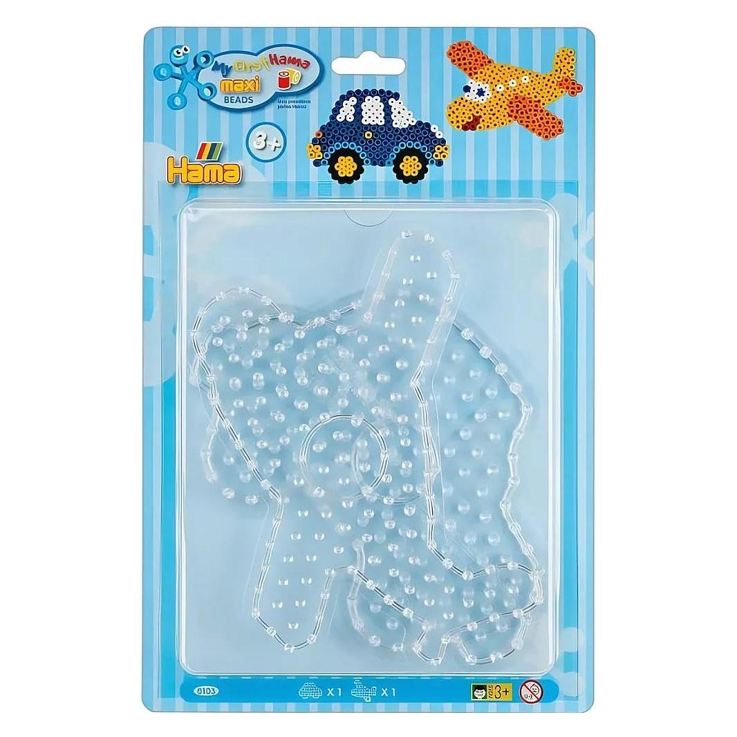 Hama Strijkkralenbordjes Maxi - Auto en Vliegtuig (00008103)