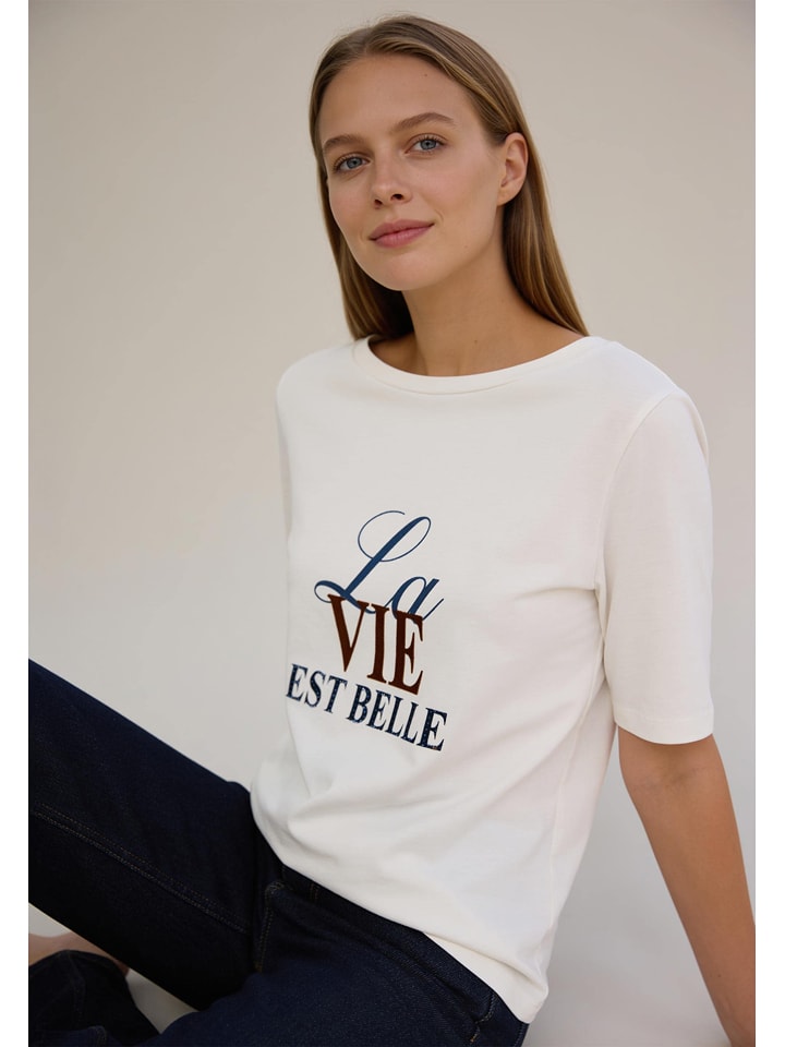 More & More Shirt in Creme - 40