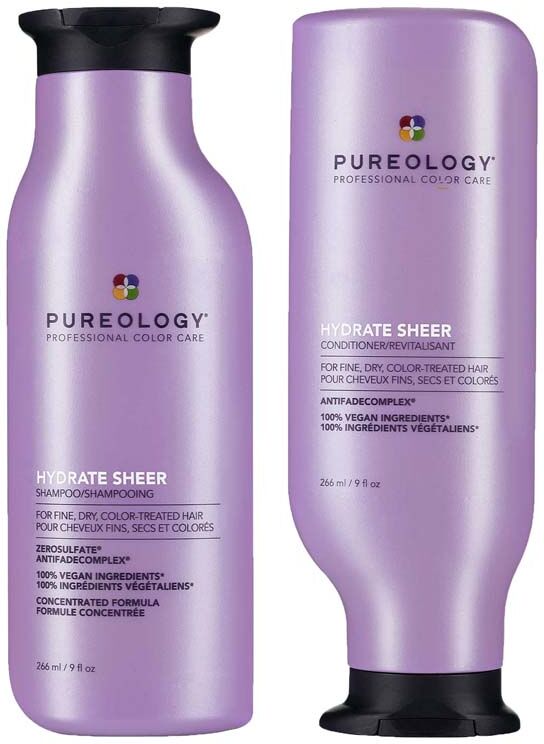 Pureology Hydrate Sheer Shampoo 266ml & Conditioner 266ml Duo