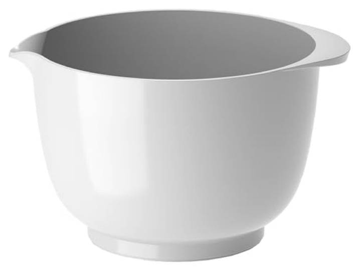 Rosti Margrethe Bol à mélanger 2 litres\, Bol incassable\, Bol à pâtisserie\, Bol à pâte levée avec une bonne poignée\, en plastique recyclable\, blanc