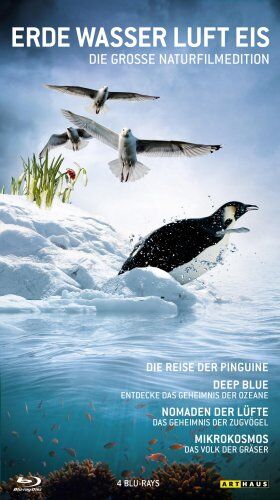 Erde, Wasser, Luft, Eis - Die grosse Naturfilmedition [Blu-ray] - Preis vom 04.10.2026 03:51:26 h